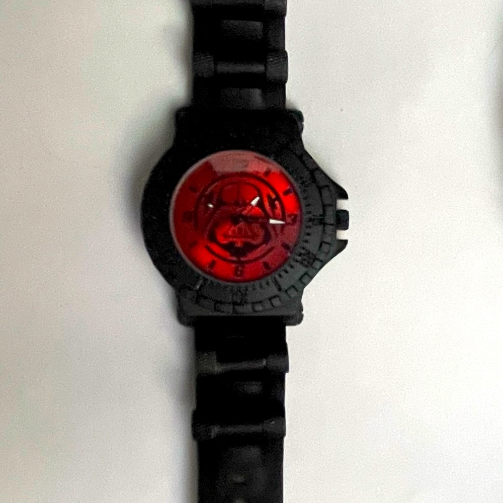 Star Wars Darth Vader Watch red and black used